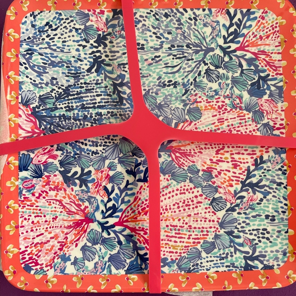 Plastic Lilly pulitzer plates